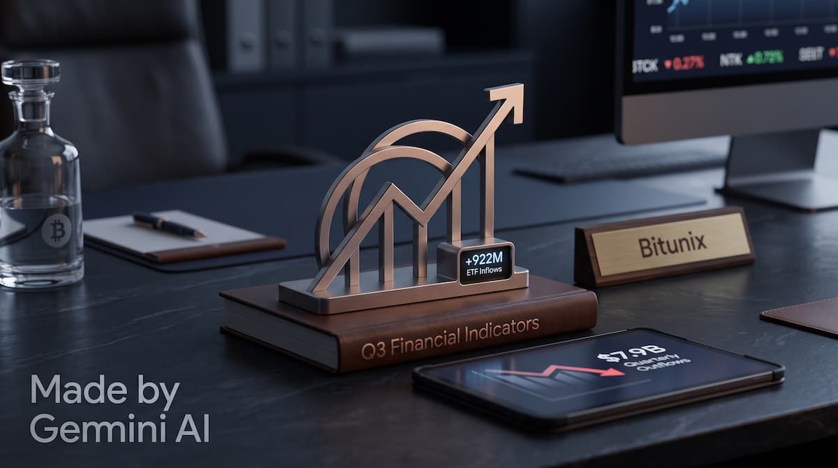 Bitunix比特币ETF流入达到9.22亿美元但季度流出额超过79亿美元
